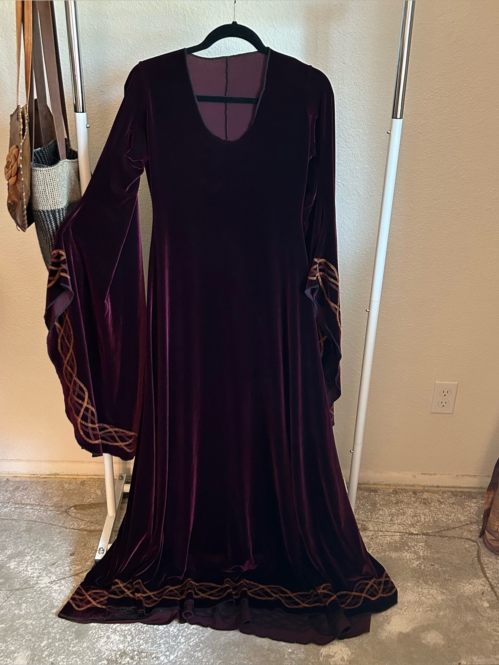 Stretchy Velvet Elven Dress